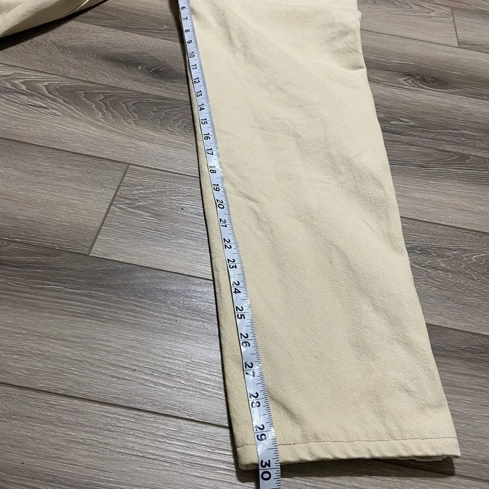 Levi's‎ 550 Made In USA Pastel Light Yellow 90s Jeans Actual 29x30